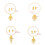 Delicate Alloy Fringe Earring And Necklace Accessory Set-B 3