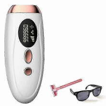 Luxderm Glowvida IPL Hair Removal Device, Portable for Permanent Results in 8 Weeks, White Design