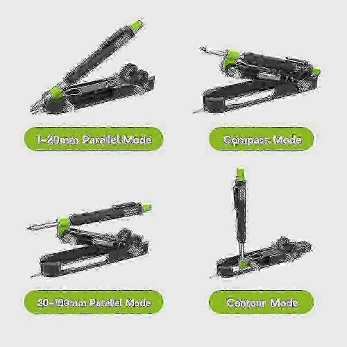 Multi-Function Construction Pencil and Scribing Tool - DIY Woodworking Measuring Tool for Accurate UK DIY Projects 1