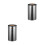 2Rolls Wax-Based Black Thermal Ribbon for Barcode Printer Labels 1