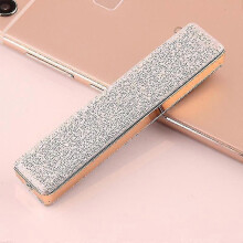 USB Rechargeable Electric Lighter, Flameless and Windproof Slim Design with Cable, Perfect for UK Outdoor Enthusiasts