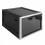 (Black White) Lockable Food Storage Box for Fridge, Snacks, Kitchen & Bedroom, Space-Saving Organizer 1