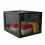 (Transparent Black) Lockable Food Storage Box for Fridge, Snacks, Kitchen & Bedroom, Space-Saving Organizer 1