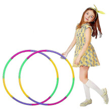 2-Pack Kids Hula Hoops with 8 Dismountable Sections, Ideal for Indoor and Outdoor Fitness in the UK