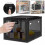 (Black White) Lockable Food Storage Box for Fridge, Snacks, Kitchen & Bedroom, Space-Saving Organizer 2