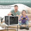 (Black White) Lockable Food Storage Box for Fridge, Snacks, Kitchen & Bedroom, Space-Saving Organizer 3