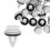 100pcs 51418224768 Plastic Rivets Clip For- E46 E53 E90 E91 E70 Door Panel Auto Fasteners Trim Pane,hw 3