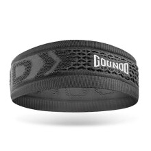 (Gray) Sports Headbands Non-Slip Moisture Wicking Workout Sweatband Fitness Running Top Grade Compact Sleek