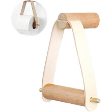 Creative Towel Ring Wall Mounted Toilet Paper Nordic Creative Wooden Roll Holder Bathroom - DD0