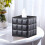 PU Leather Cube Tissue Holder Drawer Box for Home Office and Car (White Cube) - DD01 4