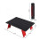 Mini black outdoor folding camping tent home table (red + black) 5
