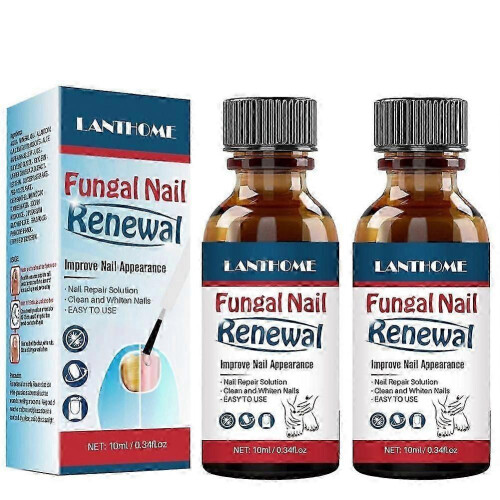 (2pcs) Lanthome Nail Repair Liquid Gentle Care 10Ml