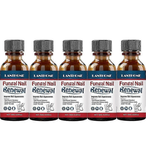 (5pcs) Lanthome Nail Repair Liquid Gentle Care 10Ml