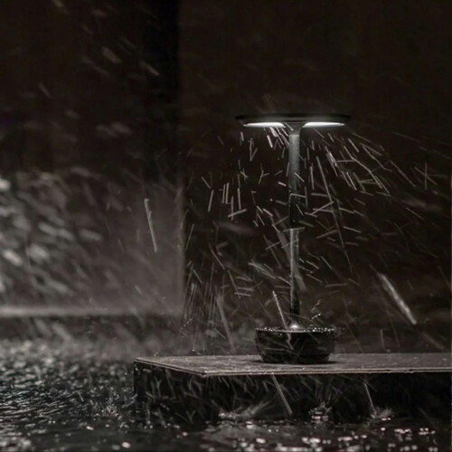 Metallic Cordless Table Lamp with Dimmable, Rechargeable, and Waterproof Features 2