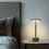 Metallic Cordless Table Lamp with Dimmable, Rechargeable, and Waterproof Features 4