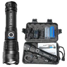 Super Bright 90,000 Lumen LED Tactical Flashlight, Ideal for Outdoor Adventures and Emergencies