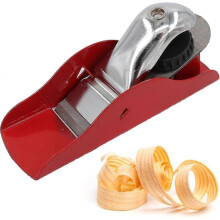 Mini Woodworking Hand Planer, Woodcraft Tool Woodworking Planer, Adjustable Block Plane for Trimming, Wood Planning, Edge Rounding - PR