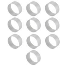 10pcs Stainless Circle Cake Molds - Easy Clean