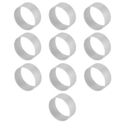10pcs Stainless Circle Cake Molds - Easy Clean