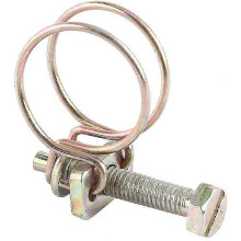 10pcs Double Hose Clamps Adjustable Hose Clamps Hose Clamps Water Pipe Clamp Stainless Steel Clip Clamp (51mm) - DD