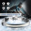 (grey)Led Headlamp Rechargeable,Headlamp Flashlight for Adults Outdoor/Camping/Running 3