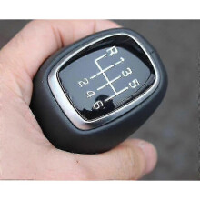 Genuine Leather 6-Speed Gear Knob for Hyundai Elantra 2016-17 and I30 2017-18 Models