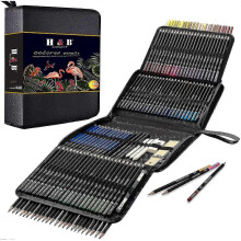 Set of 145 Drawing Pencils for Artists, Students, and Creative Sketching Projects