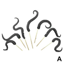 (Black 7pcs) Octopus Tentacle Stakes, Plant Stakes, Decorative Garden Stakes for Plant