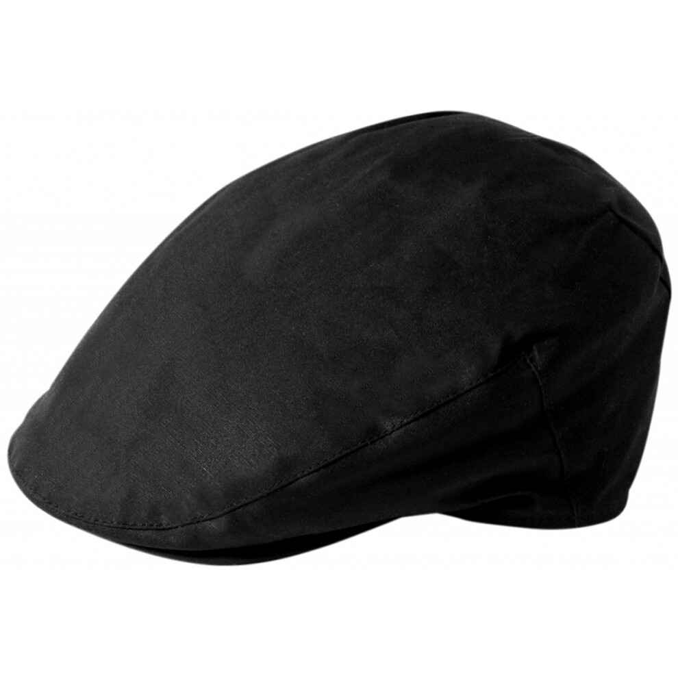 (Black, L-XL) Failsworth Wax Flat Cap-image-OPC-PSXV2VD-NEW