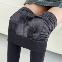 (Grey) Women's Warm Tights Winter Stockings For Pantyhose Plus Size Fleece Hot Thermal Thermo Wrap Black Lined Leings Thick Cashmere - RIpj