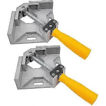 2pieces Angle Clamp, 90 Degree Perfect Angle Clamp, 2 Adjustable Handle, Clamp Vise for Joinery Carpenter, Hand Tools