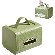 Multifunctional Tissue Box Cover Holder, Room Portable Tissue Organizer Holder for Dining Table Bedroom Living Office Napkin Storage