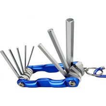 Allen Key Set 78 * 32mm Pcs Flat/plum Blossom Folding One Set Of 7/8 Models 1.5-6mm T10-t40(hexagon) - DD