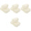 12Rolls Professional Crochet Yarn Soft Flexible White for Crafts 2