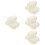 12Rolls Professional Crochet Yarn Soft Flexible White for Crafts 5