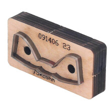 Small Bowknot Leather Cutting Die Set - Alloy Steel Manual Punching Molds for DIY Craft Projects