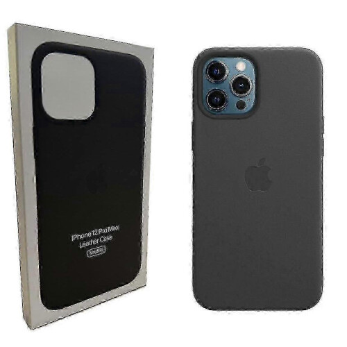 Official Apple iPhone 12 Pro Max Leather Case with Magsafe -