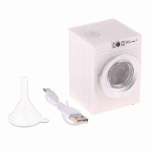 (White) Miniature Washing Machine for 1:12 Scale Dollhouses Portable Appliance for Collectors and Daily Use