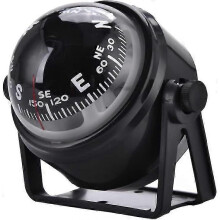 Boat Compass Car Navigation Compass Outdoor Camping Supplies (Black)