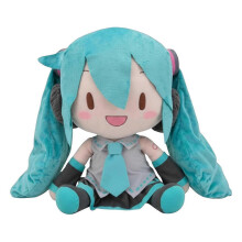 32cm Miku Plush Toy Anime Stuffed Animal Girl Doll - Cute Collectible Soft Cuddly Plushie Gift for Kids Fans