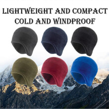 (Black)User-friendly Premium Classic For Cycling Cold Thermal Winter Running Hat Windproof Weather Quality Beanie Cap