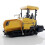 Alloy Paver Machine Highway Construction Truck 1:40,Yellow 2