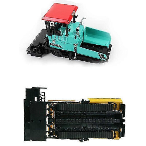 Alloy Paver Machine Highway Construction Truck 1:40,Yellow 2
