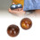 2pcs Baoding Fitness Ball 2in Coral 5cm Diameter 1