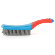 Stainless Steel Small Wire Brush for Rust Removal, Paint Scrubbing, Cleaning Metal Rust - RIpj