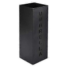 (black) \u200bHeavy Duty Free-Standing Metal Umbrella Stand - Modern Design for Home Office Entryway (Black)