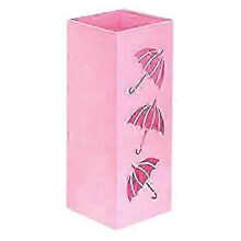 (pink) \u200bHeavy Duty Free-Standing Metal Umbrella Stand - Modern Design for Home Office Entryway (Black)