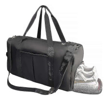(black) Gym Bag Sports Travel Duffel Bags With Adjustable Shoulder Strap For Men And Women - Pjun