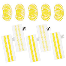 20PCS Microfibre Floor Cloth & Hand Nozzle Pads for Easyfix SC1 SC2 SC3 SC4 SC5 Steam Cleaner Microfibre Cloths
