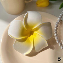 (Large) Fake Egg Flower Hairpin Hawaiian Clip Travel Headgear Egg Flower